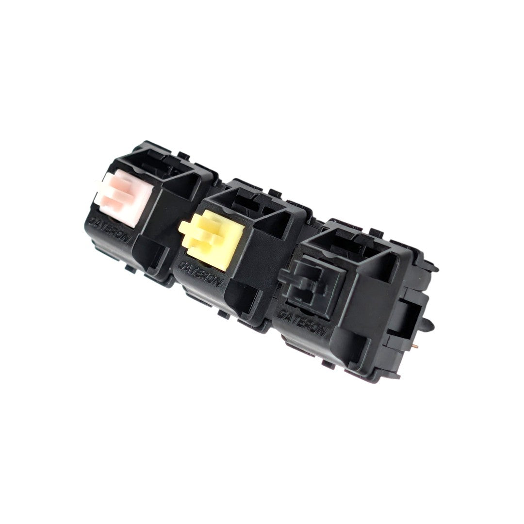 Gateron Oil King Switch Series: Black, Yellow, Pink, and Purple