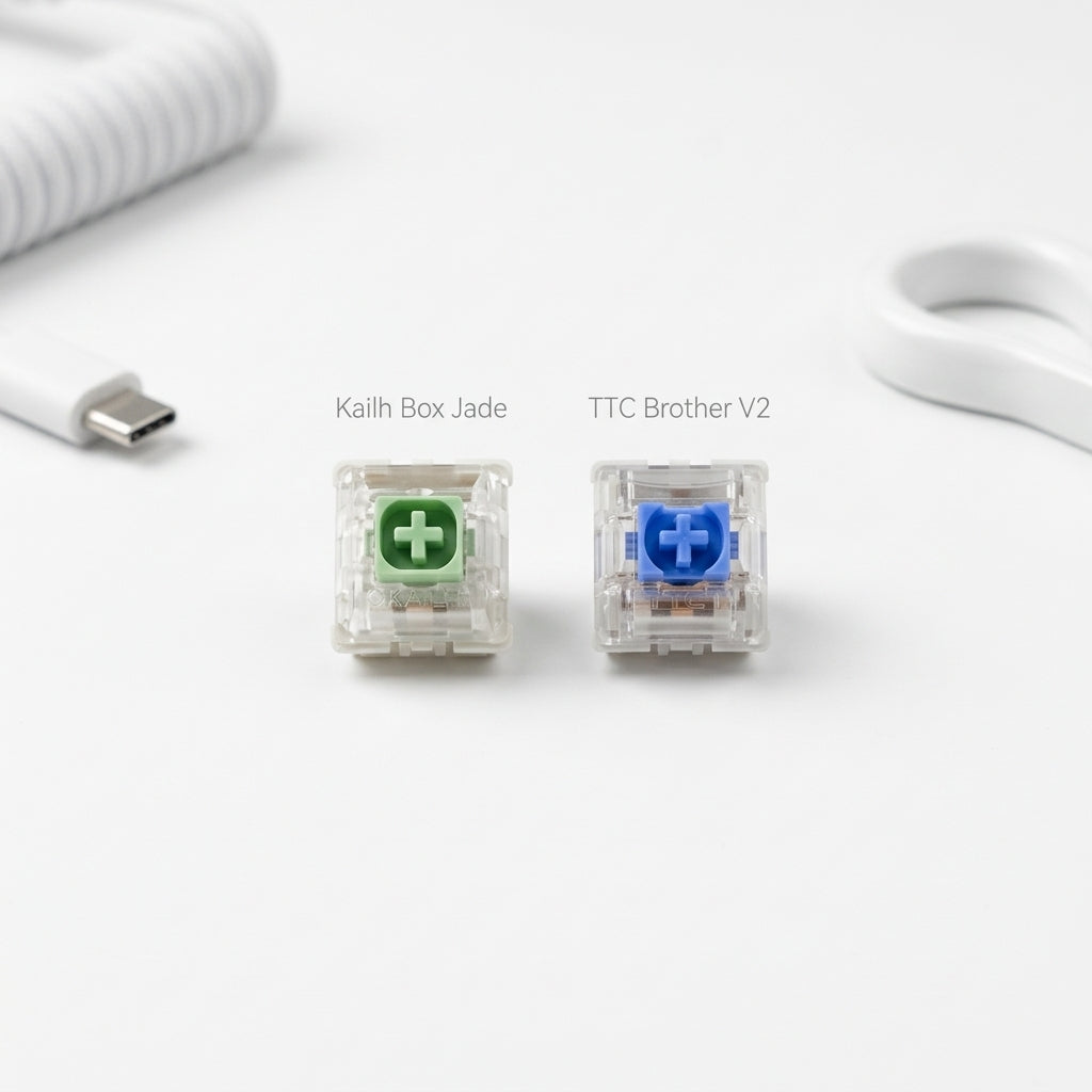 TTC Brother V2 vs. Kailh Box Jade: The Clicky Switch Battle