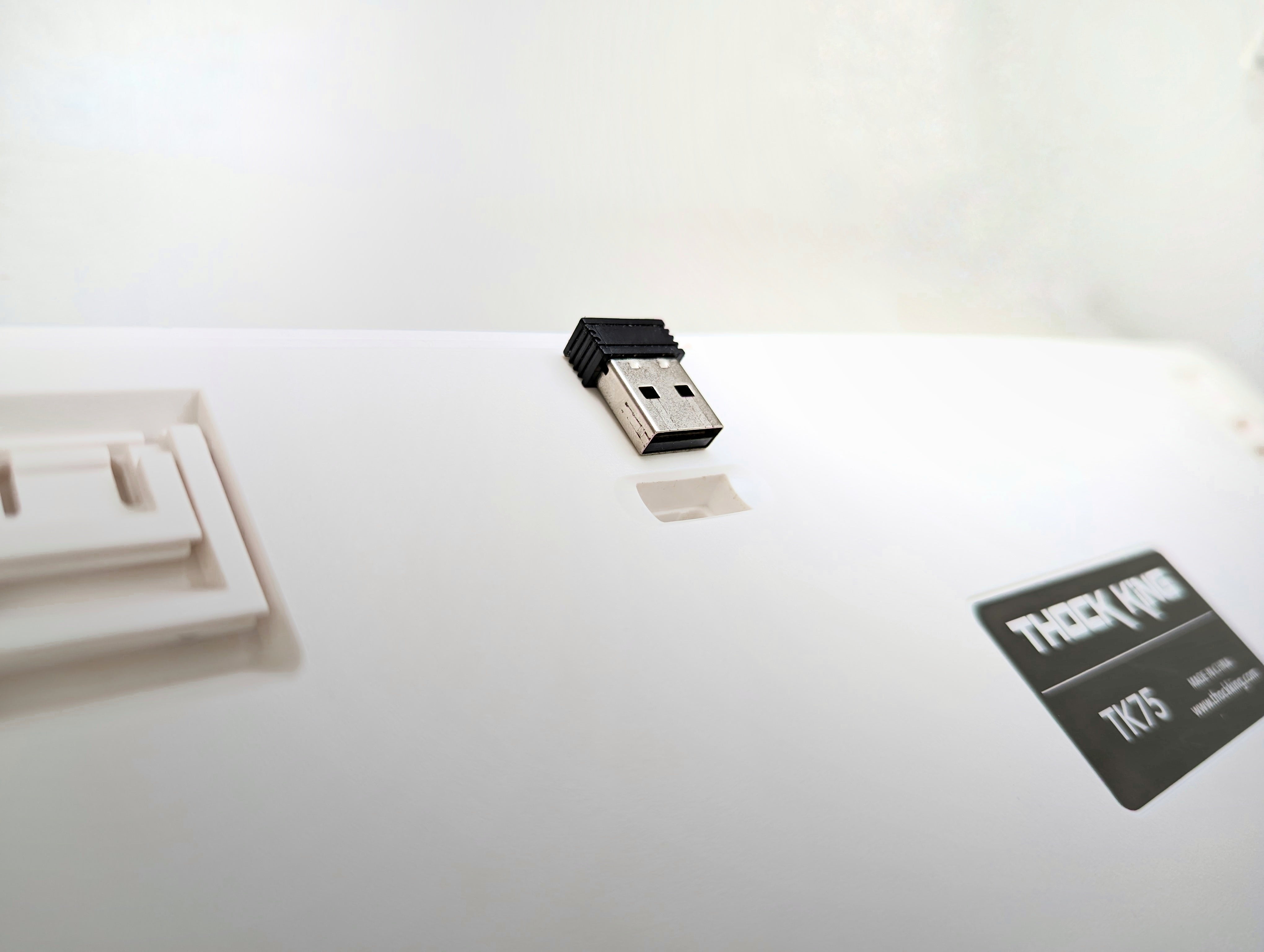 thock king tk 75 mechanical keyboard wifi keyboards dongle