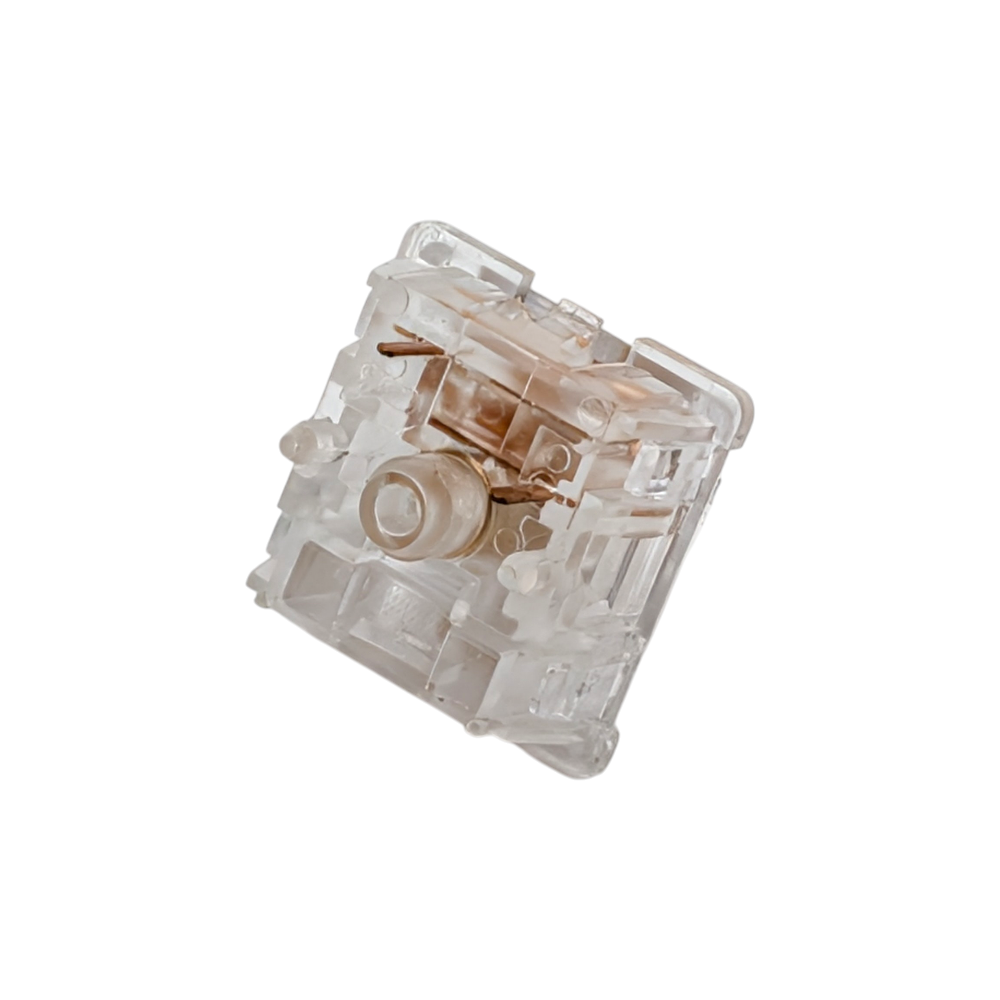 Durock Ice King Linear mechanical keyboard switches known for a deep thocky and marbly sound profile with factory-lubed nylon stems.