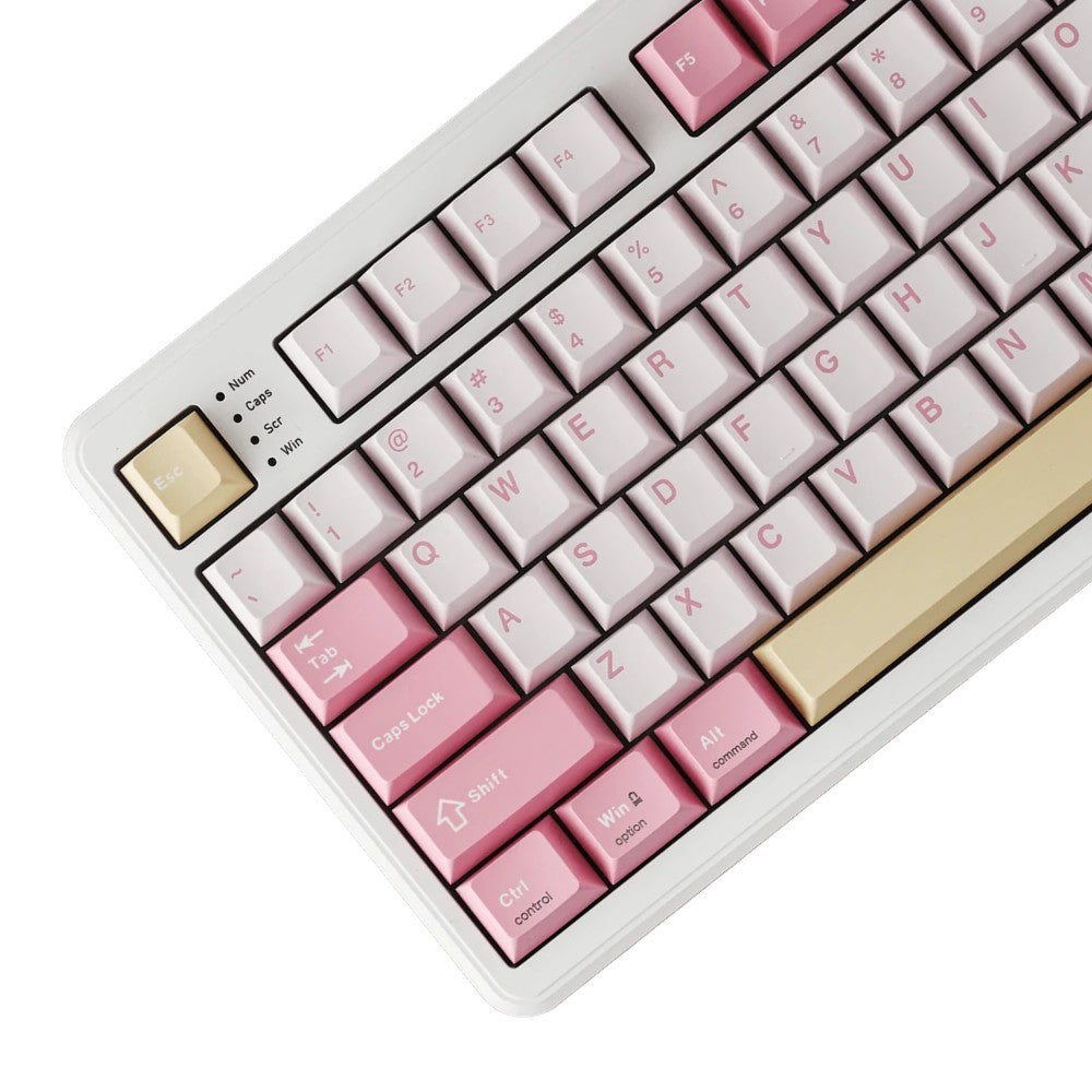 Epomaker TH99 PRO 96% Wireless Mechanical Keyboard up close pink