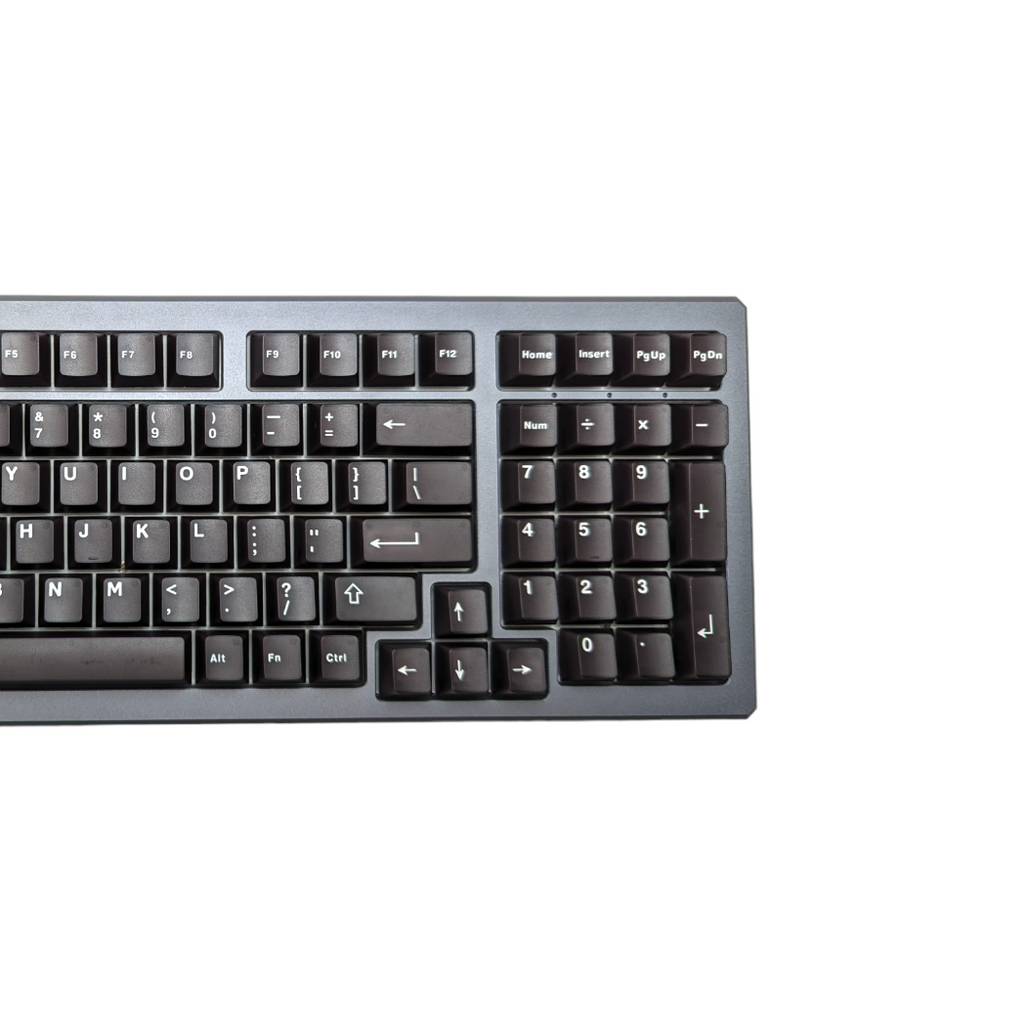 Obsidian White on Black (TK-WOB) ABS Cherry MX Keycap Set for mechanical keyboards keyboard