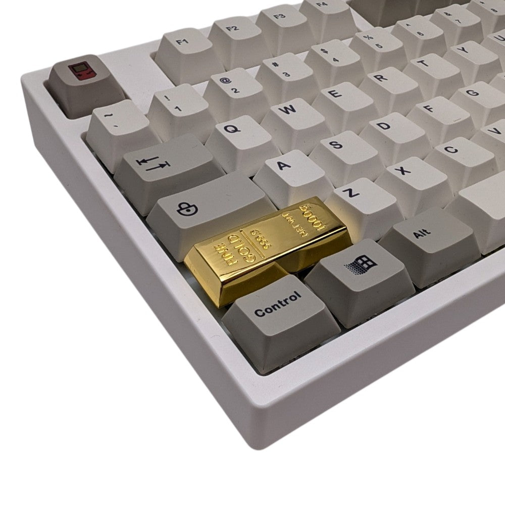 Gold Bar 2.25u Metal Keycap