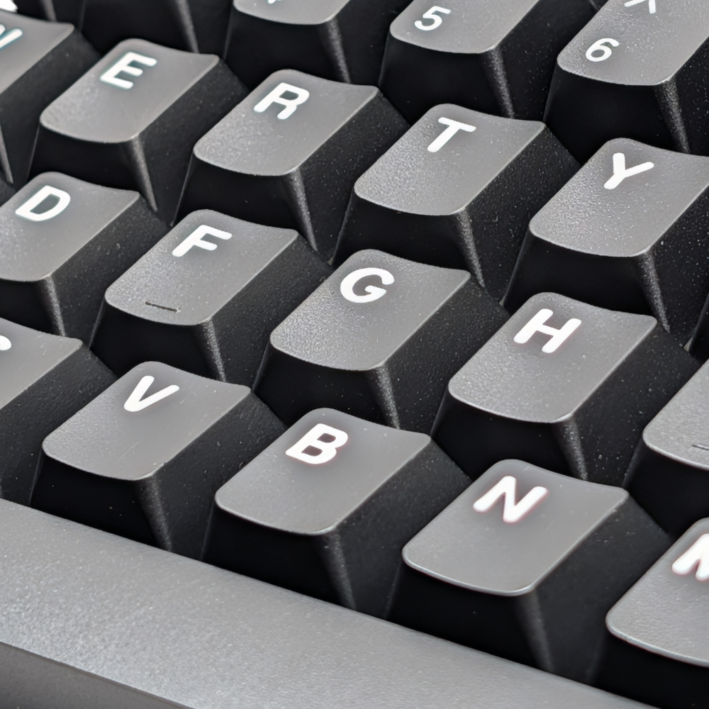 Ergonomic Cherry profile ABS keycaps