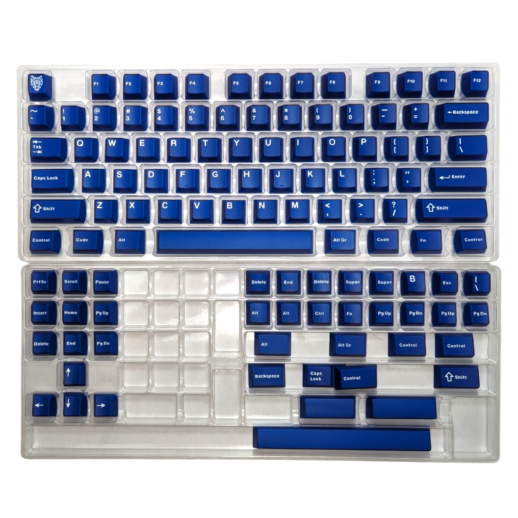Sonic Blue ABS Cherry MX Keycap Set (114 pcs)