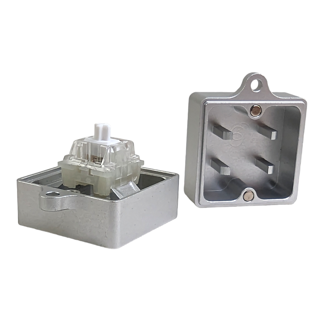 Thock King Metal Aluminum Switch Switches opener Cherry Mx mechanical keyboard silver