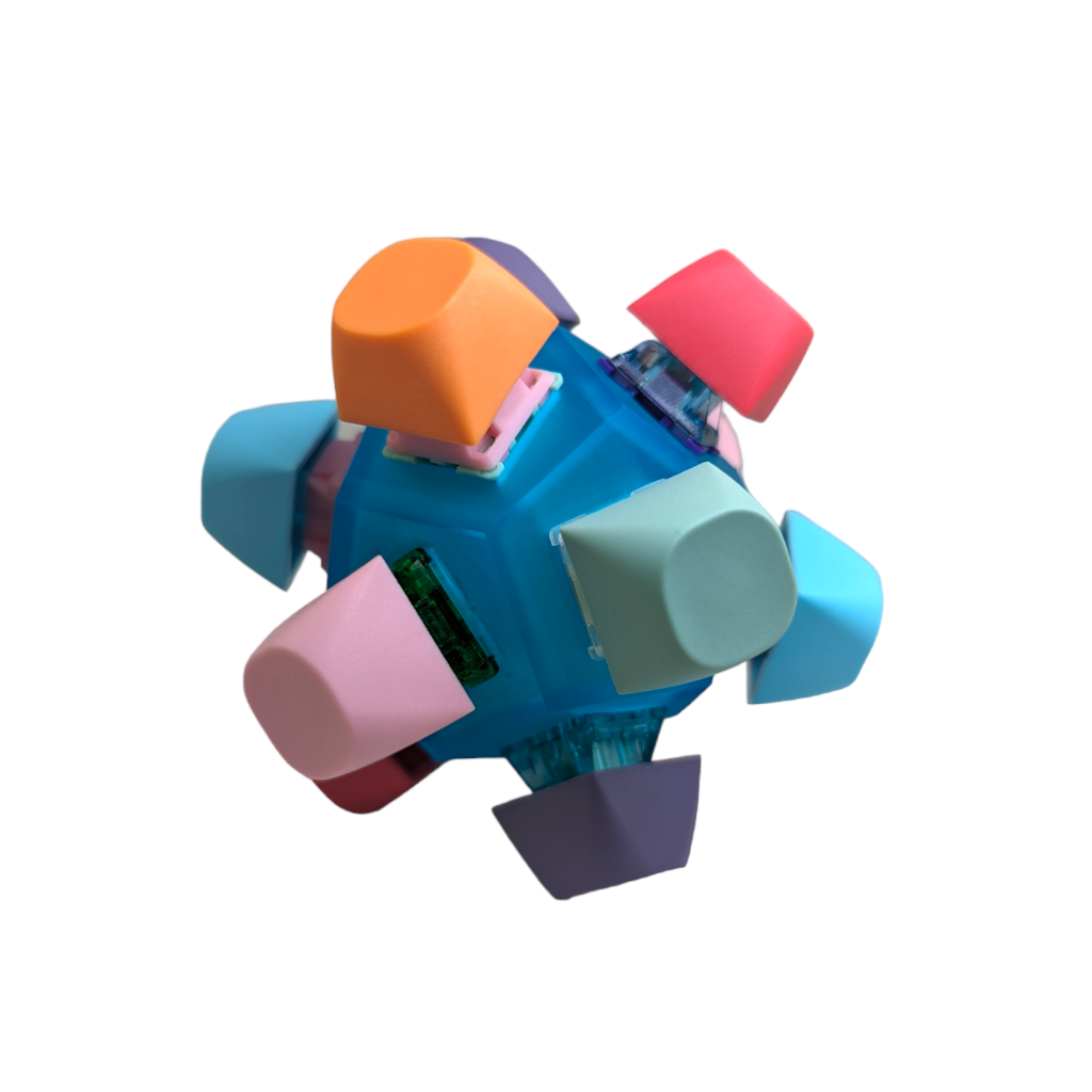 Dodecagon Deluxe 12 x Mechanical Switch Fidget Toy