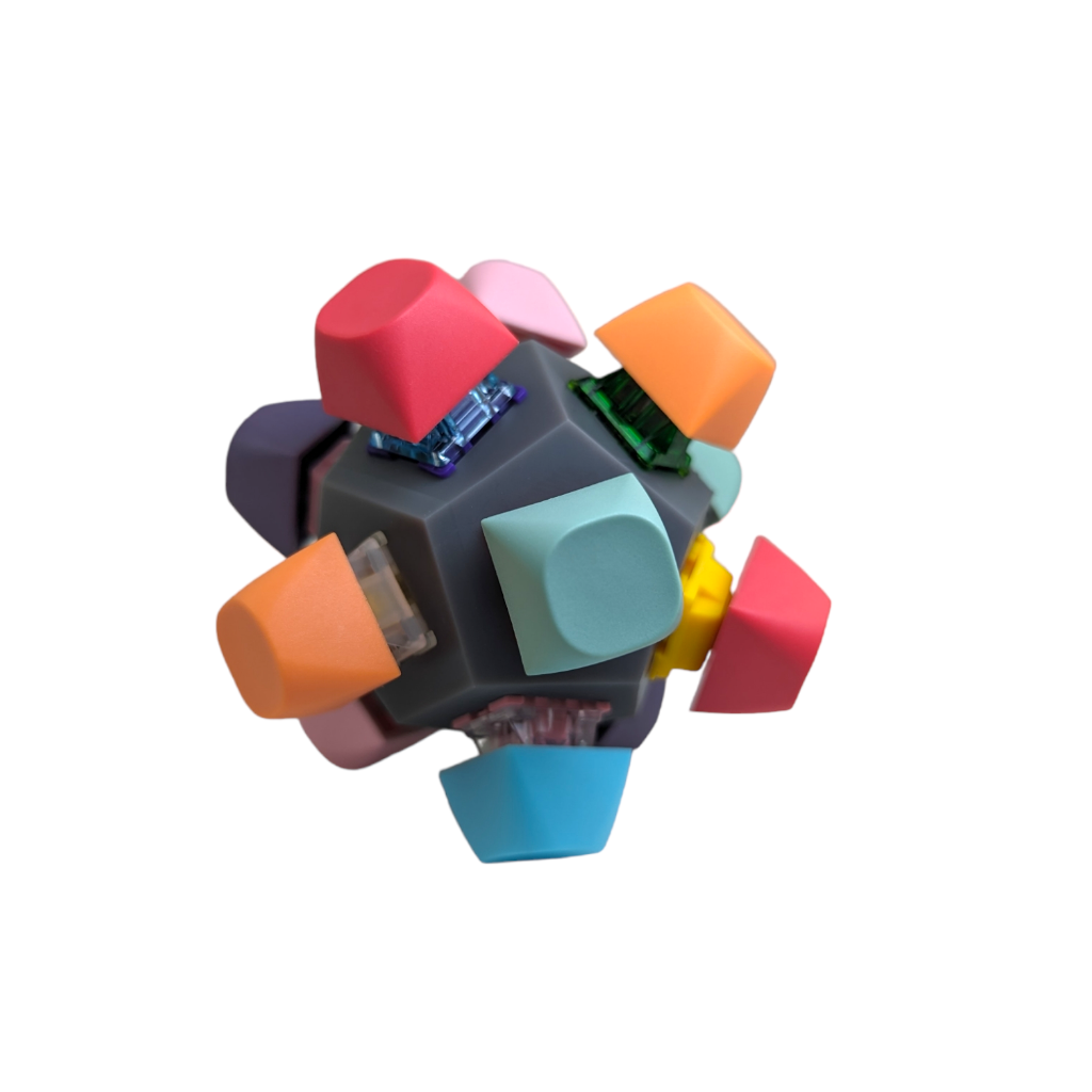 Dodecagon Deluxe 12 x Mechanical Switch Fidget Toy