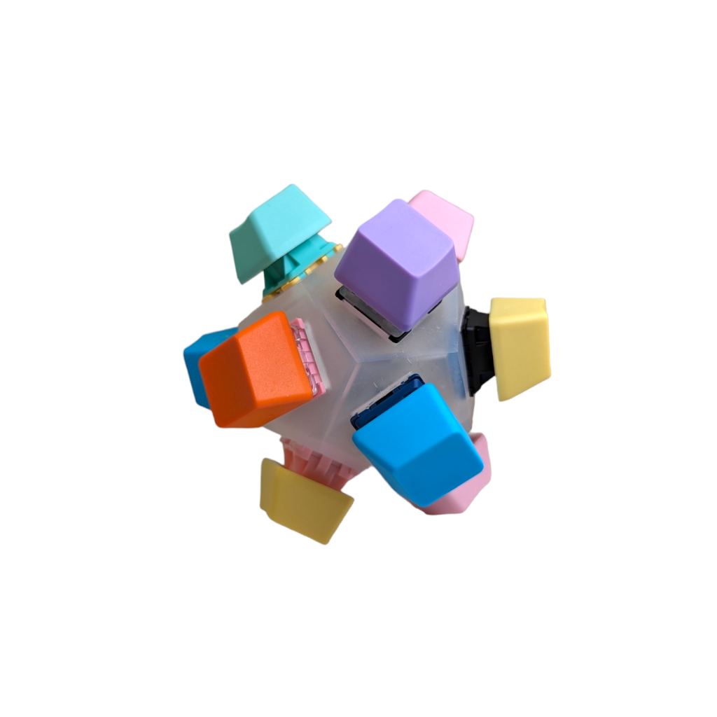 Dodecagon Deluxe 12 x Mechanical Switch Fidget Toy