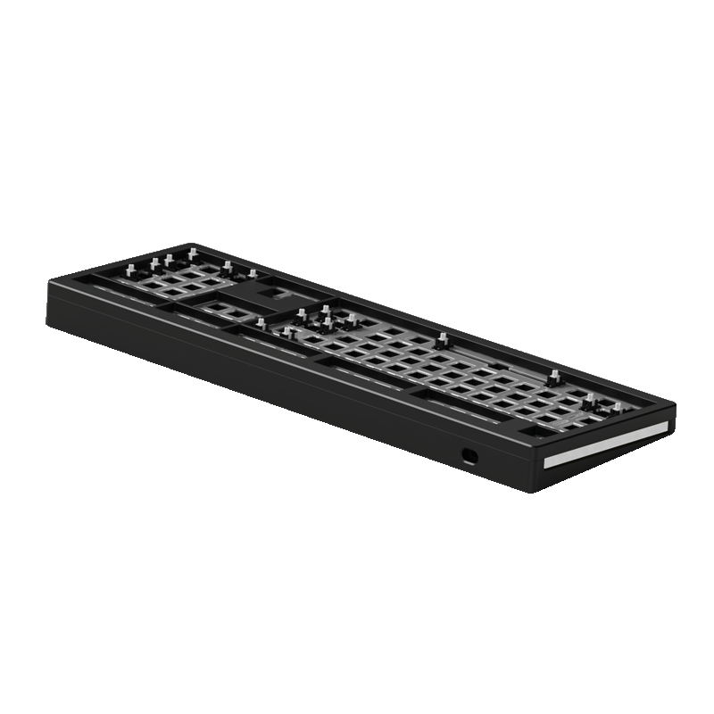 Monsgeek M5W Full-Sized Wireless Mechanical Keyboard black back