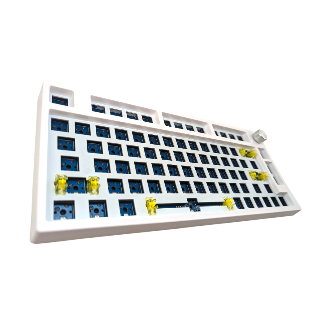 thock king tk 75 mechanical keyboard wifi keyboards white