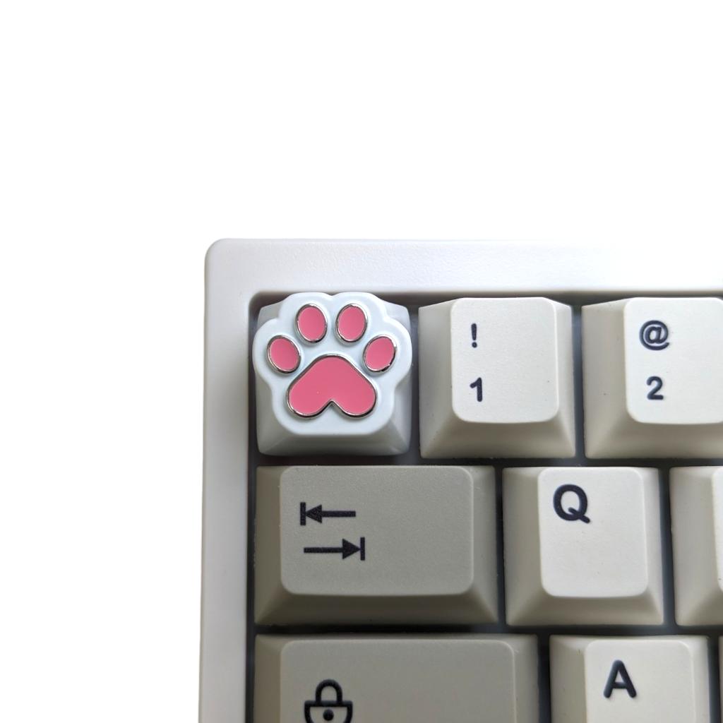 cat paws gamer keycap keycaps metal keyboard keyboards artisan