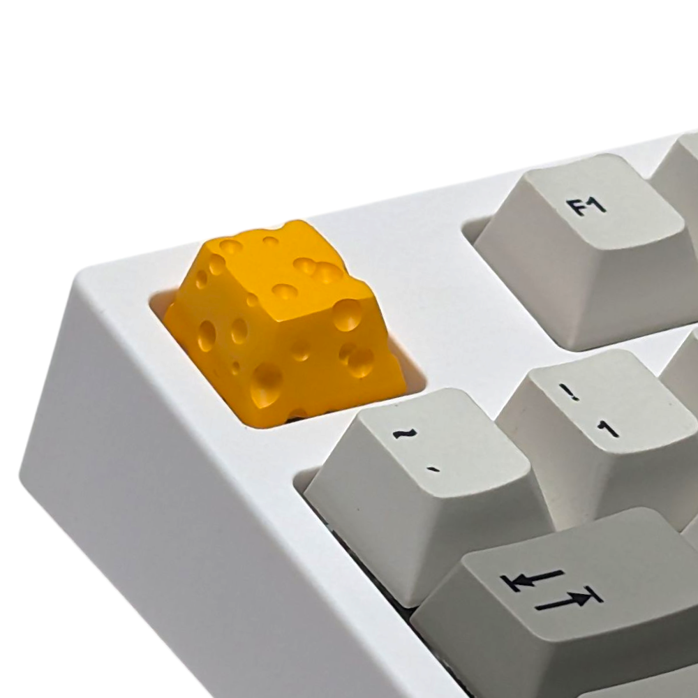 Cheese Artisan Keycap yellow for mechanical keycaps