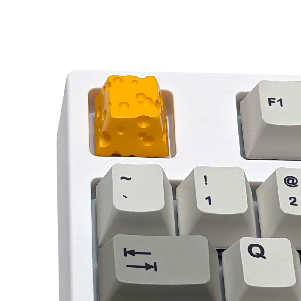 Cheese Artisan Keycap yellow for mechanical keycaps