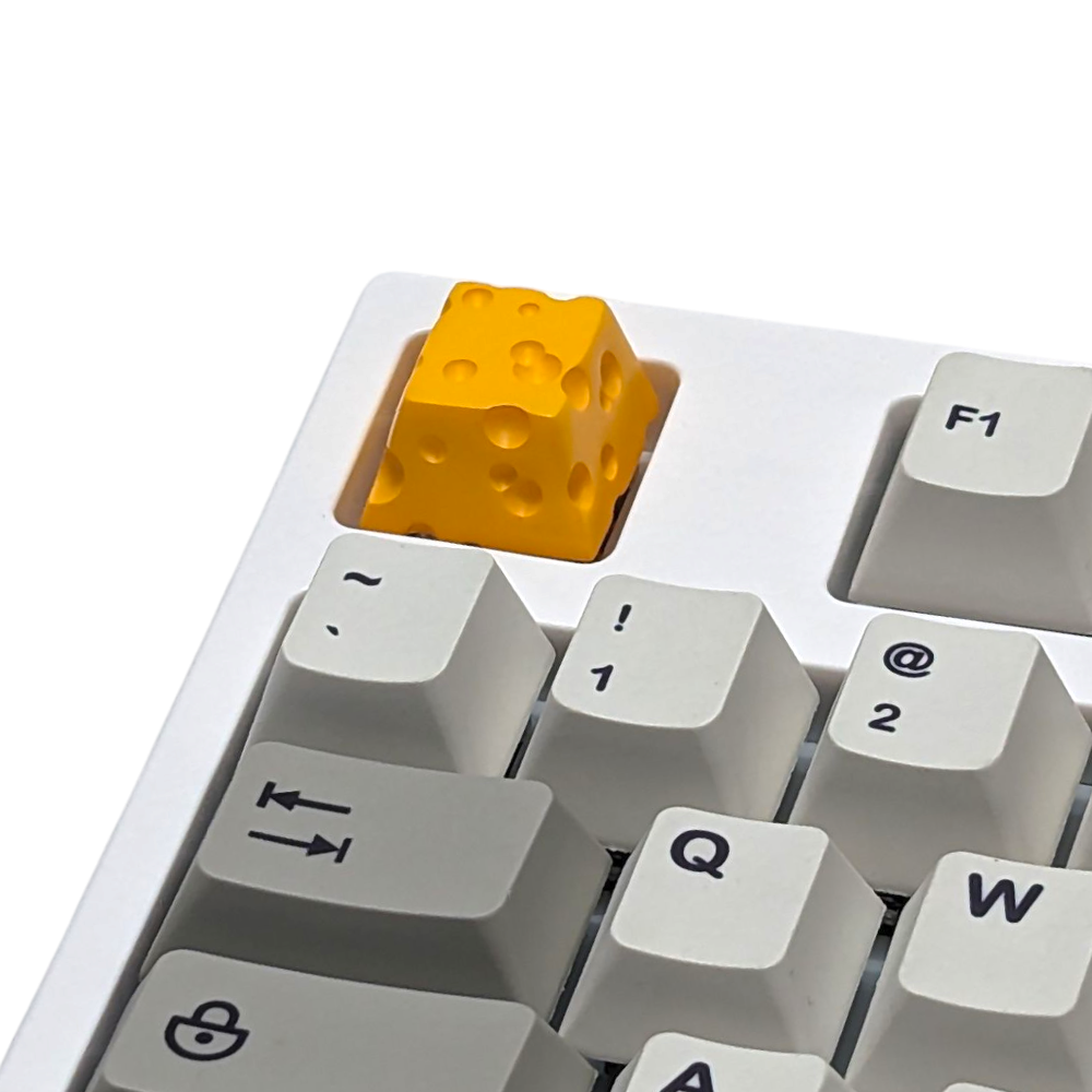 Cheese Artisan Keycap yellow for mechanical keycaps