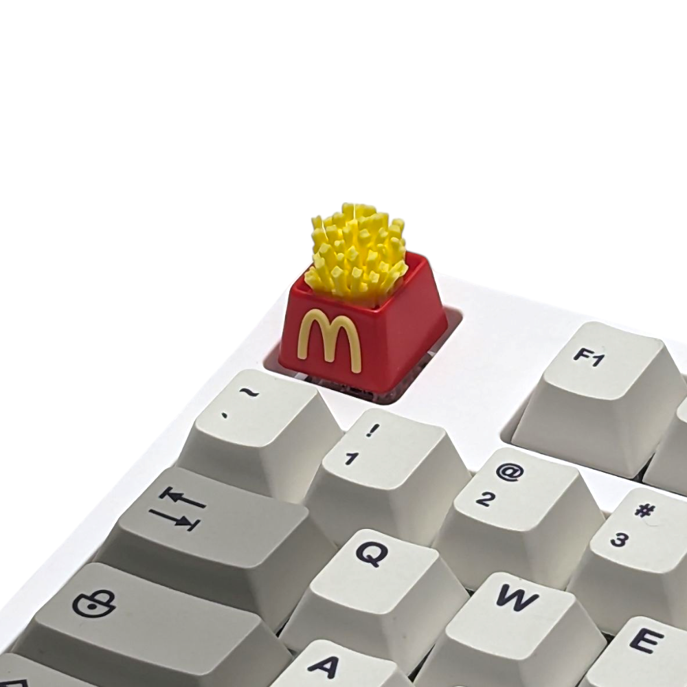 McFries French Fries Artisan Keycap for custom mechanical keyboards