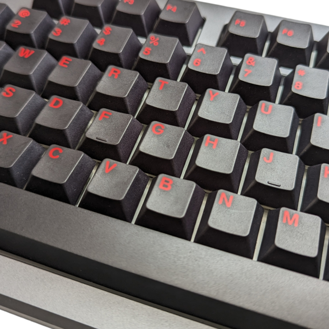 Black Widow Red on Black (TK-ROB) PBT Cherry MX Keycap Set (143 pcs)