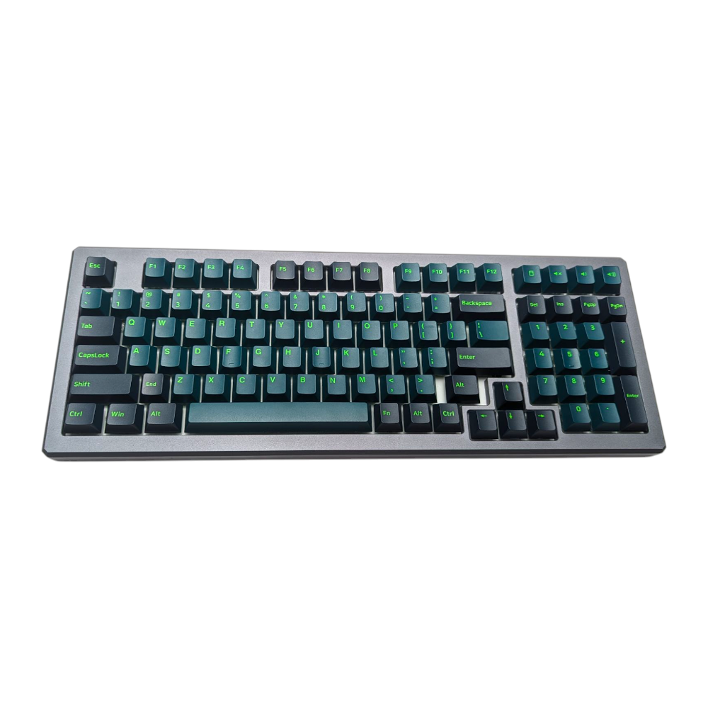 Emerald Forrest Cherry MX Keycap Set for mechanical Keyboards