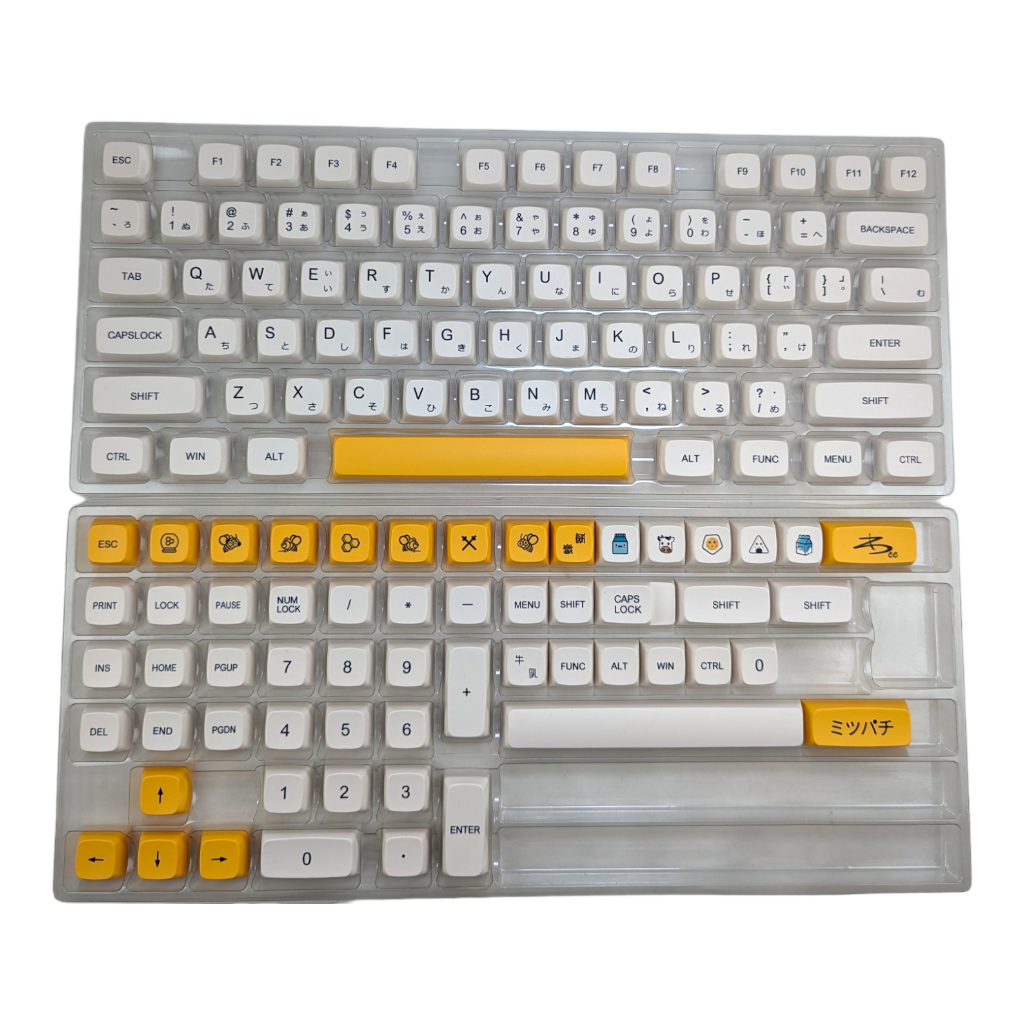 Milk & Honey Bee PBT XDA Keycap Set (137 pc)