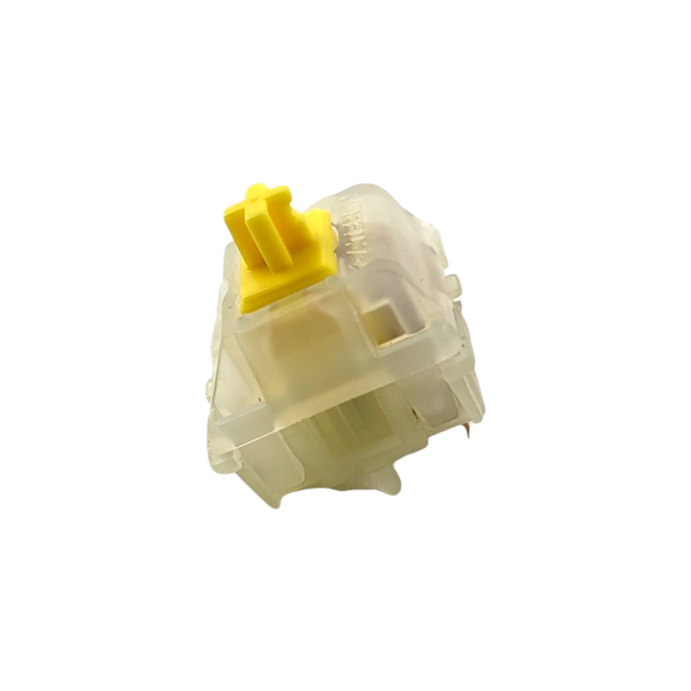 gateron g-pro milky yellow linear switch switches pre-lubed