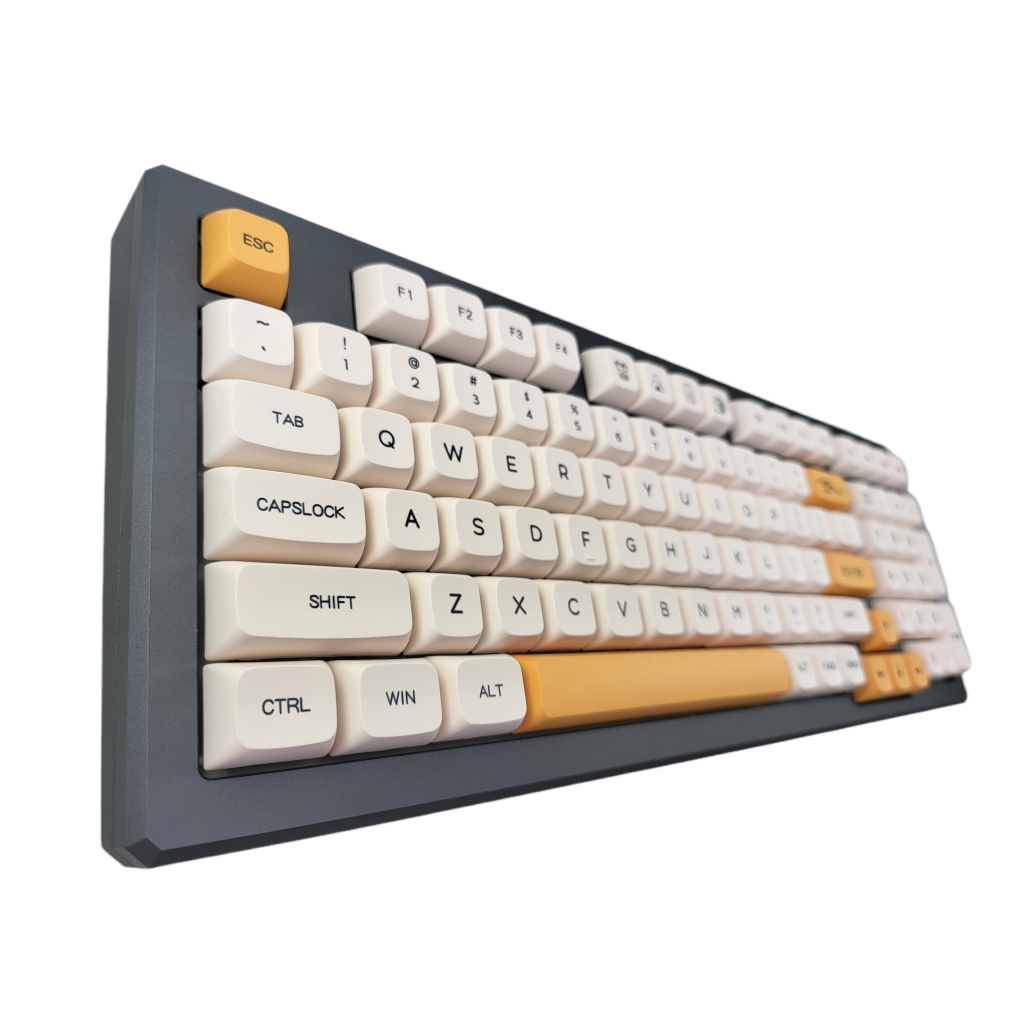 Milk & Honey Bee PBT XDA Keycap Set (137 pc) – Thock King Milk & Honey Bee PBT XDA Keycap Set (137 pc) – Thock King