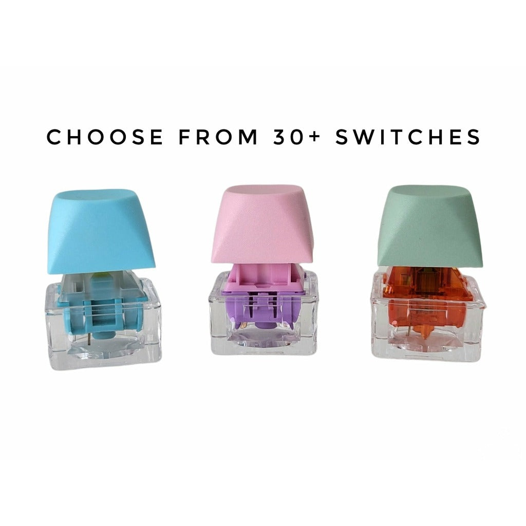 1x Clear Acrylic Base Switch Tester Keychain - Main Image