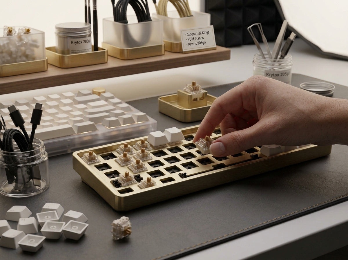 thock king custom mechanical keyboard build and assembly service 