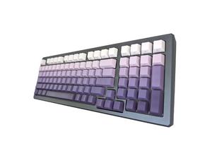 Purple Haze Rainbow PBT OEM Keycap Set (RGB shine through)