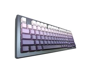 Purple Haze Rainbow PBT OEM Keycap Set (RGB shine through)