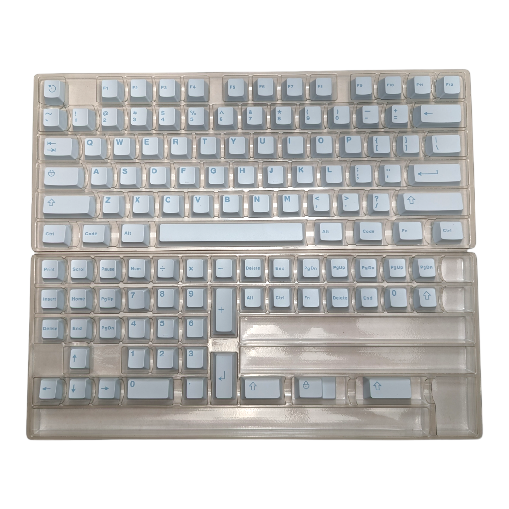 Artic Frost ABS Cherry MX Keycap Set (121 pcs) blue pale mechanical keycap set