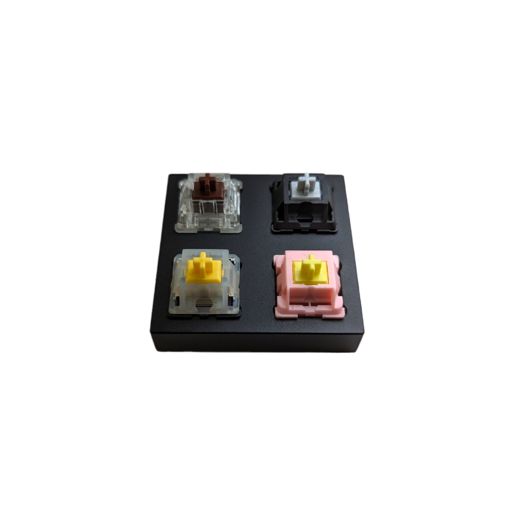 acrylic Switch Tester 4X4 clear housing base for cherry brown black red  blue tactile grey silver green nature white clear rgb