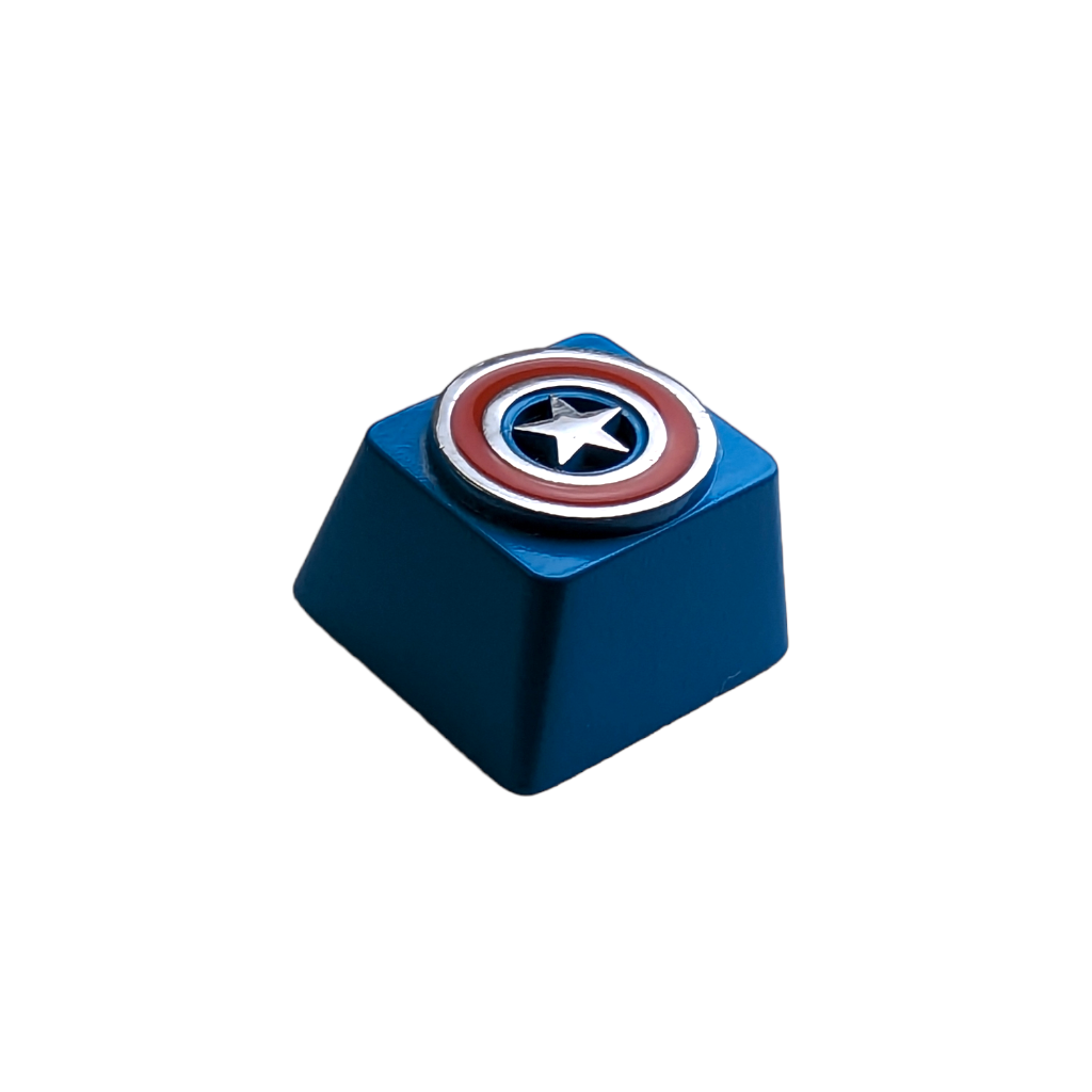 Captan America mechanical keyboard keyboards metal keycap for sale