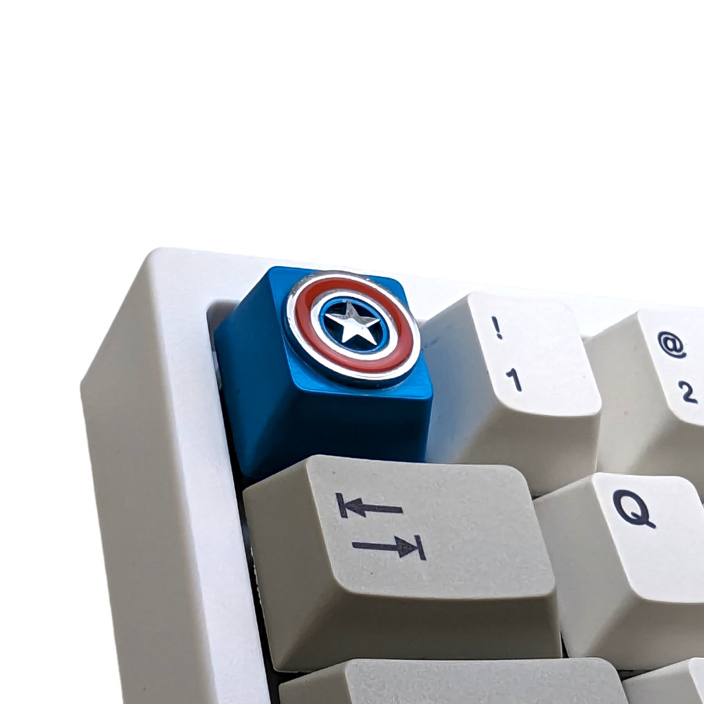 Captan America mechanical keyboard keyboards metal keycap for sale