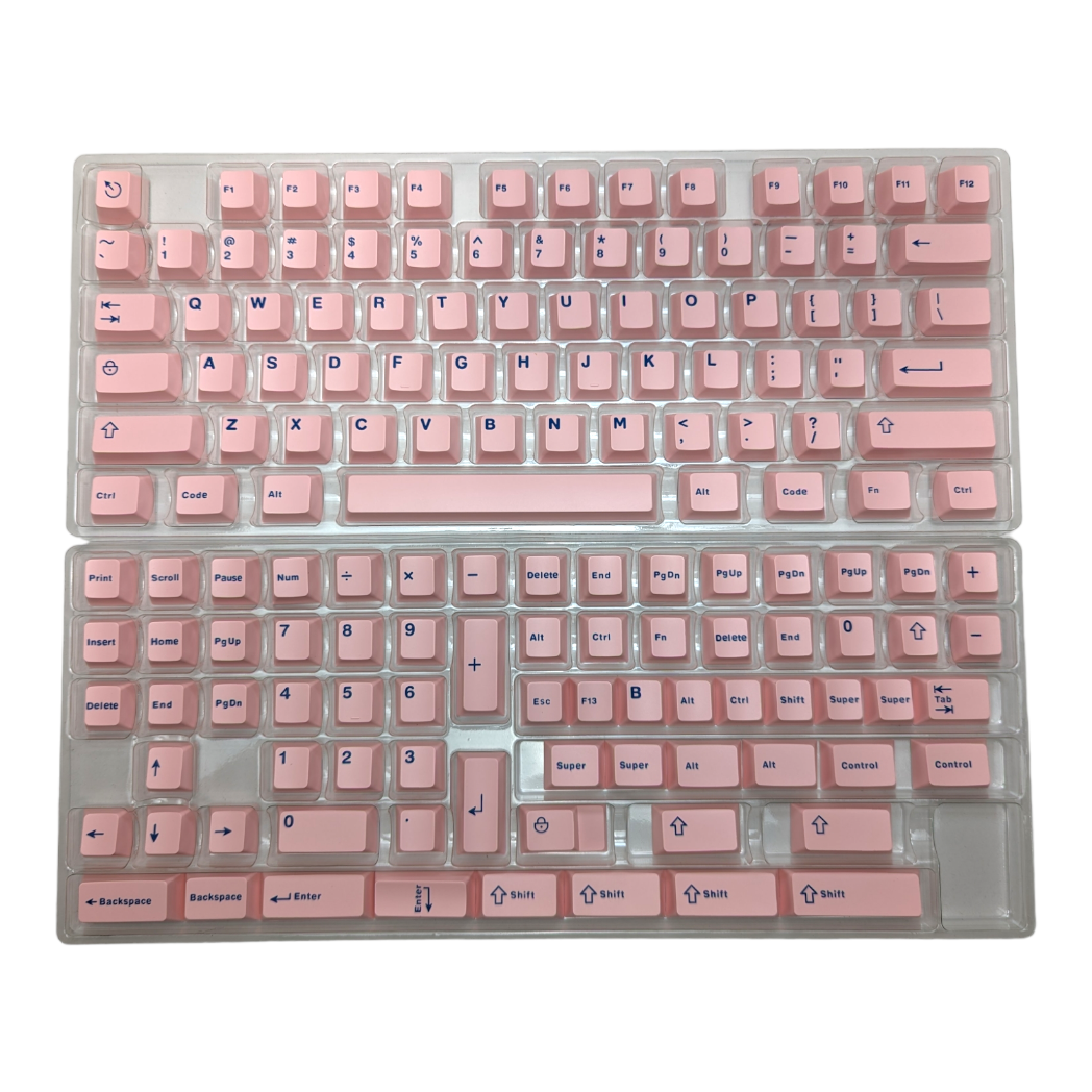 Cosmos Blue on Pink (TK-BOP) ABS Cherry MX Keycap Set for mechanical keyboards keyboard