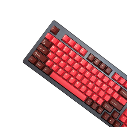 Crimson Star PBT Cherry MX Keycap Set 167 pcs for mechanical keyboard keyboards