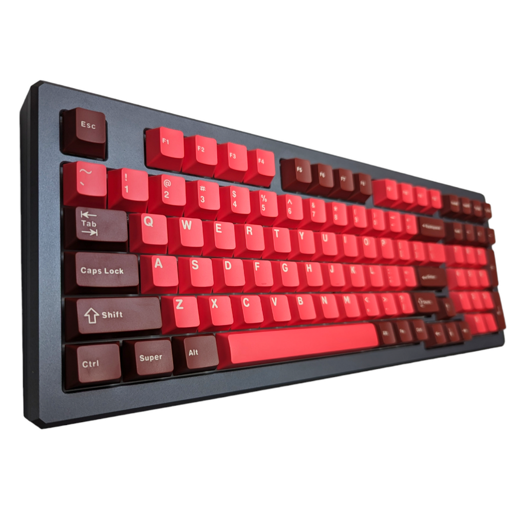 Crimson Star PBT Cherry MX Keycap Set 167 pcs for mechanical keyboard keyboards