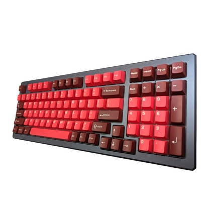Crimson Star PBT Cherry MX Keycap Set 167 pcs for mechanical keyboard keyboards