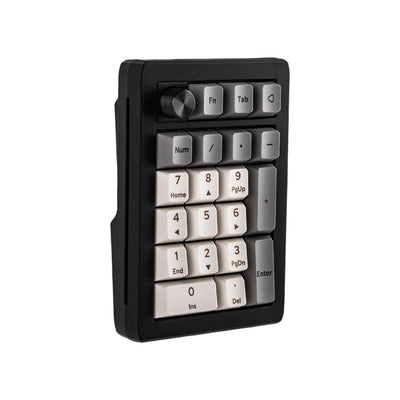 Epomaker EK21 20% Number Pad Tri-mode VIA Numpad Mechanical Keyboard side in black