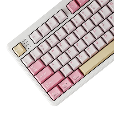 Epomaker TH99 PRO 96% Wireless Mechanical Keyboard up close pink