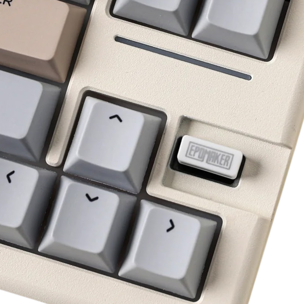 Epomaker galaxy 70 75% compact  Mechanical keyboard with a beige frame wireless trimode with knob us fast shipping 