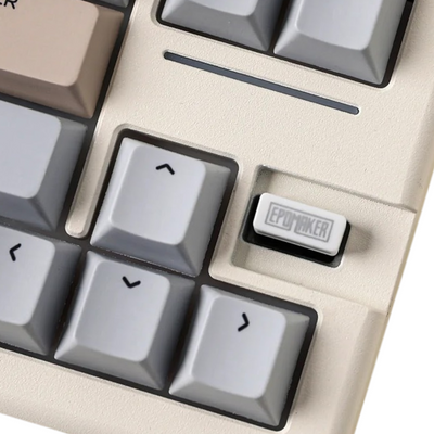 Epomaker galaxy 70 75% compact  Mechanical keyboard with a beige frame wireless trimode with knob us fast shipping 