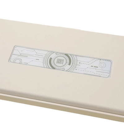 Epomaker galaxy 70 75% compact  Mechanical keyboard with a beige frame wireless trimode with knob buy online seller 