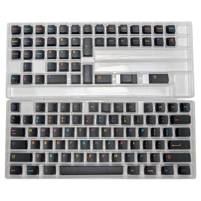 " Fiesta Burst " keycaps: mass appeal design for mechanical keyboard enthusiasts.