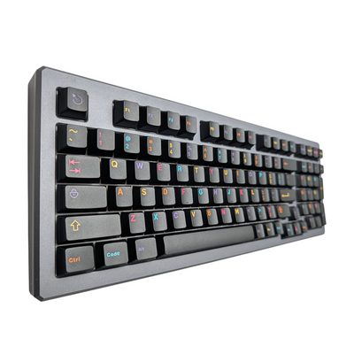 Vibrant " Fiesta Burst " 121-piece mechanical keyboard keycap set in Cherry MX profile.