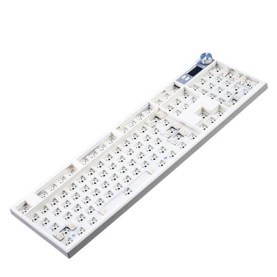 GMK104 100% Tri-Mode Wireless Mechanical Keyboard in white online keyboard vendor located in California USA