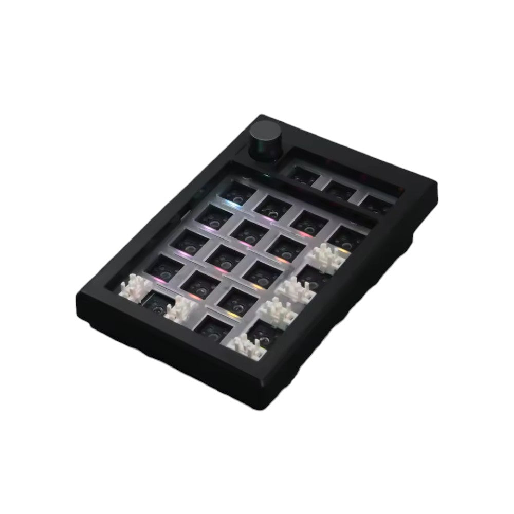 GMK21 Number Pad Tri-mode GMK Numpad Mechanical Keyboard in black