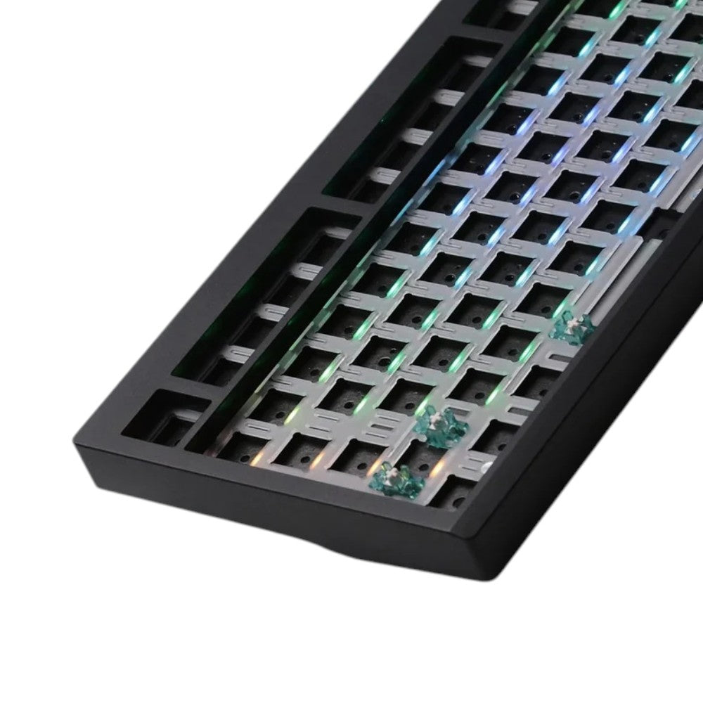 GMK81 75% Tri-Mode Wireless Mechanical Keyboard w/ LCD Screen side view