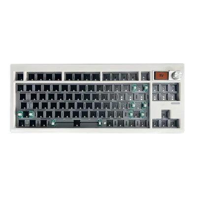 GMK87 TKL 80% Tri-Mode Wireless Mechanical Keyboard in white