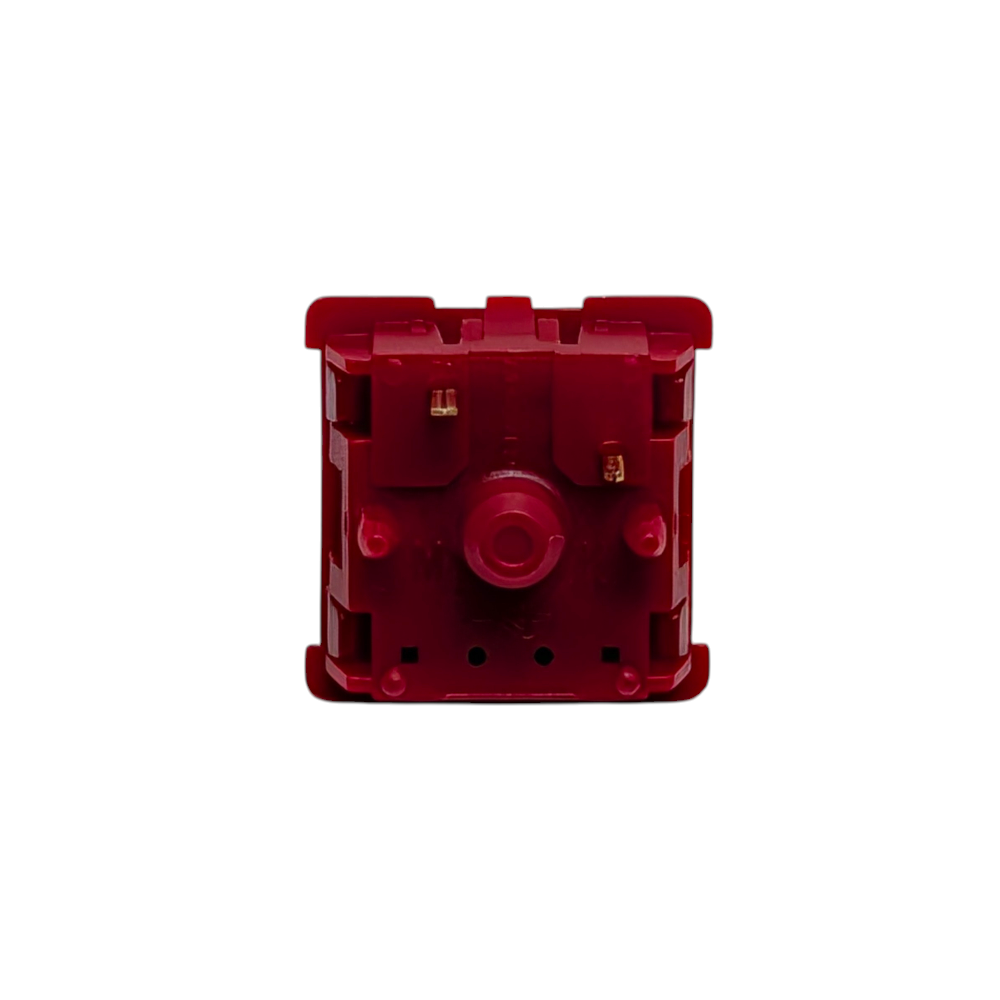 High-resolution product shot of Sillyworks Type R switches, a premium long-pole tactile alternative for enthusiasts seeking zero pre-travel and maximum tactility.