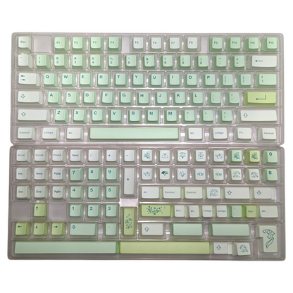 Ginko Garden Cherry MX Keycap Set (1 42pcs) mint green for mechanical keyboards